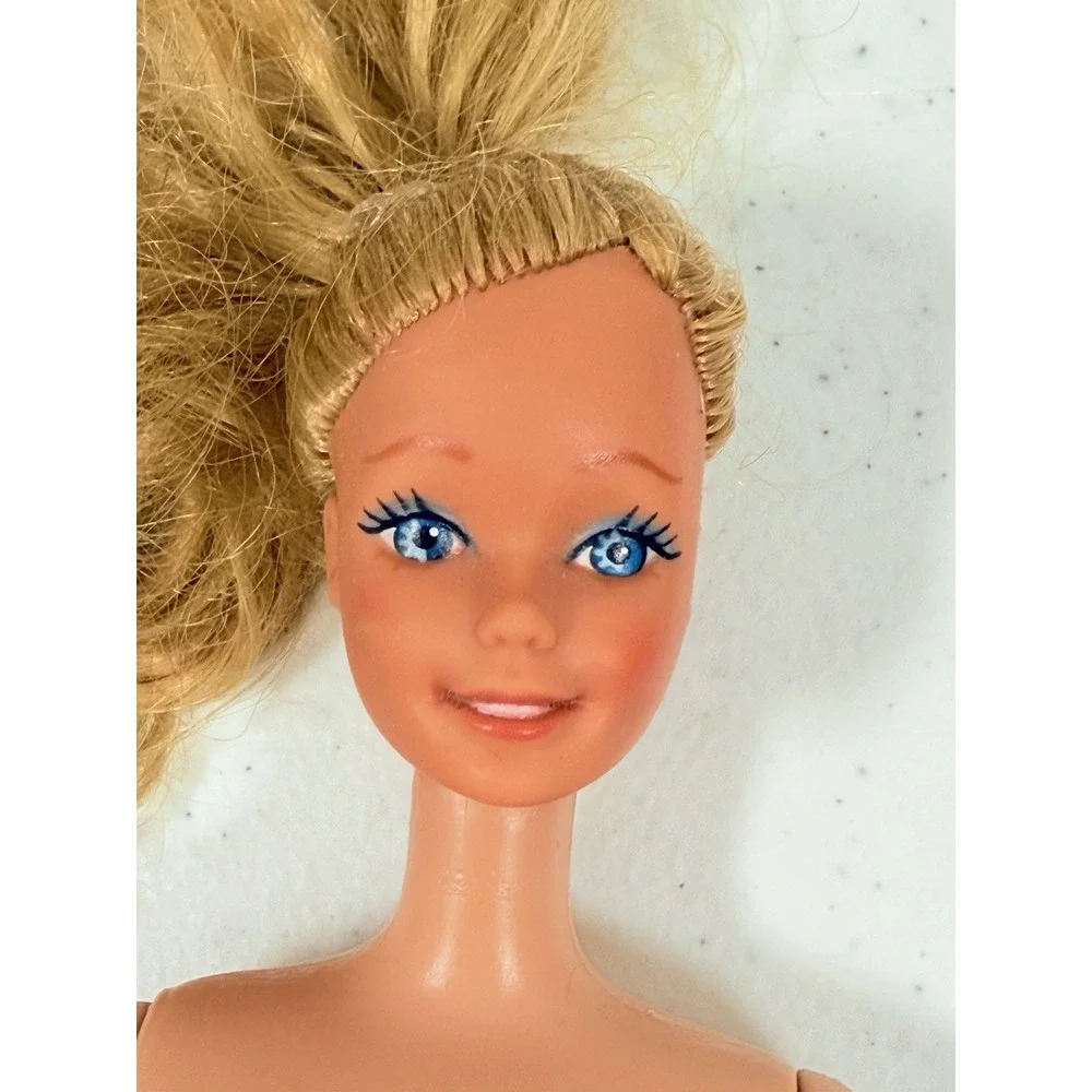 Vintage 1980 Mattel #1875 My First Barbie - Nude Doll 80s Blonde